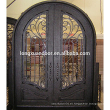 Diseños baratos de puertas de hierro forjado, puertas de puertas de hierro forjado usadas